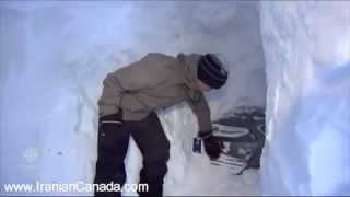 Summerside man digs snow tunnel to car - CANADA