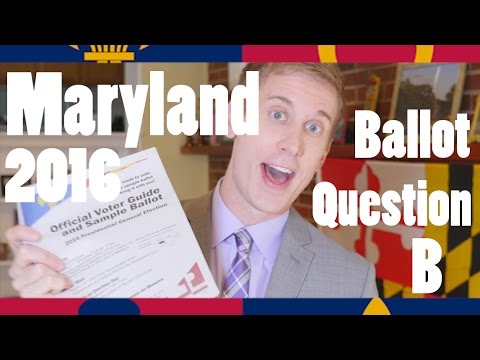 Montgomery County Maryland 2016 Ballot Question B - YouTube