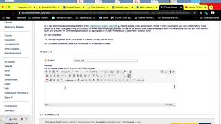 How to Create Discussion Forum Threads and Replies