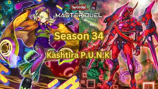 [Yu Gi Oh! Master Duel][Season 34][Ranked] Getting better at Kashtira P.U.N.K