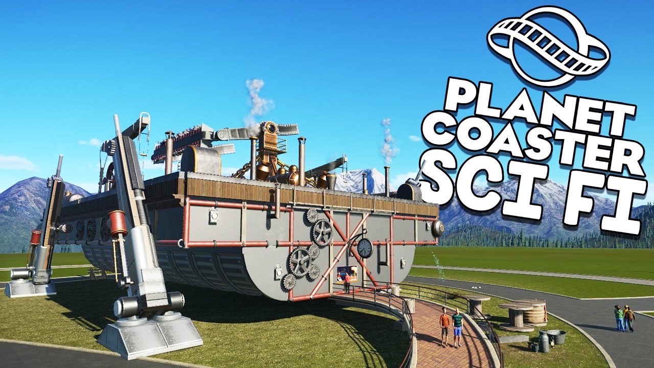 Planet Coaster Beta Gameplay - Steampunk Robot! - Let's Play Planet ...