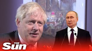 Boris Johnson says Putin made 'big mistake' over Ukraine and predicts defeat