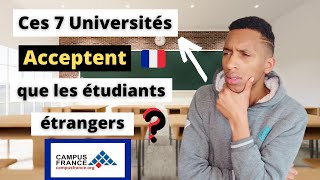 Campus France : Les universités qui acceptent le plus d'étudiants étrangers en France ? Admission