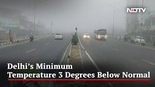 Dense Fog Covers Delhi As North India Shivers In Cold Wave