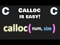 Calloc in C is easy! 🧹