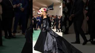 Zendaya in archival Givenchy 🖤 full video on met gala is on the main #metgala2024 #zendayafanpage