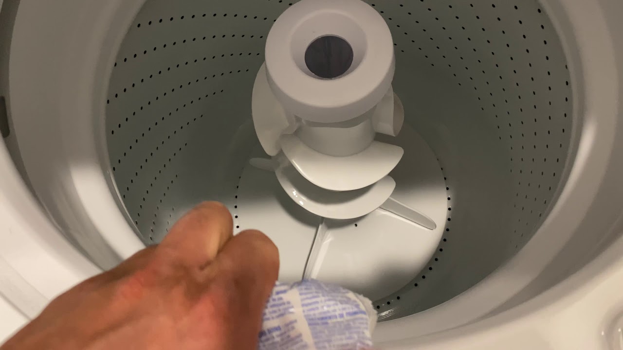 How To Clean A Top Loading Washing Machine - YouTube