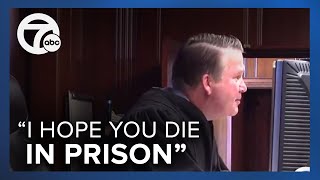 Angry judge erupts during sentencing of convicted murderer