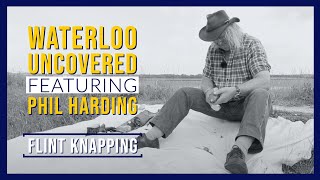 Time Team's Phil Harding flint knapping - Waterloo Uncovered