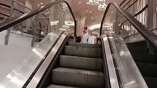 ESCALATORS IN DOWNTOWN MONTREAL SHOPPING CENTER