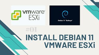 Install Debian 11 Virtual Private Server VMWARE ESXi 7.0 #vpsserver #debian11 #serverlinux #esxi7