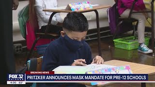 Illinois Gov. JB Pritzker mandates masks in schools, long-term care facilities
