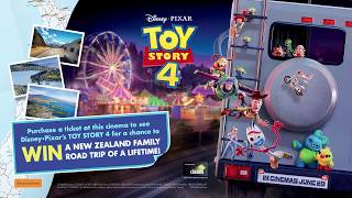 Win a NEW ZEALAND ROAD TRIP ADVENTURE with Disney Pixar’s Toy Story 4 and My Cinema
