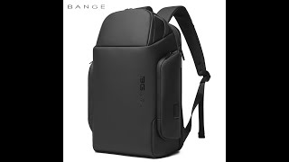 BANGE Backpack - Water-Resistant Anti-Theft Travel Bag for Business - Fits 15.6\