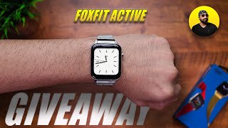 GIVEAWAY⚡️Foxin FoxFit Active | 200+ Watch faces | Sp02 | (Dual) Metal and Silicon Straps