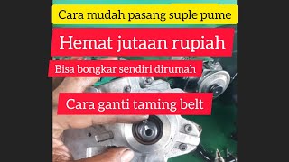 CARA MUDAH PASANG SUPPLY PUMP FORD EVEREST!!! PASANG TIMING BELT 