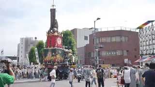 ２０１３年　熊谷うちわ祭　第弐本町区の山車