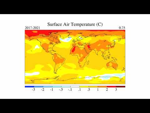 Climate simulation of surface air temperature