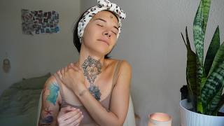Let’s do oil massage together | self-care ritual | ASMR @Soul_flowvibe