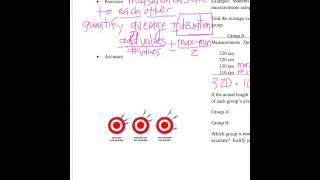 1.2 Notes Measurements 3 Accuracy and Precision
