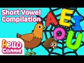 Short Vowel Compilation | A-E-I-O-U Sound Songs | Phonics for English Education