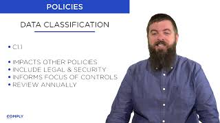 Data Classification - Lesson 5 - SOC 2 Policies