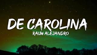 rauw alejandro de Carolina letra lyrics