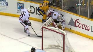 Gotta See It: Predators score on Crawford’s major screw-up