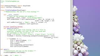 Python08 - File Dialog Demo