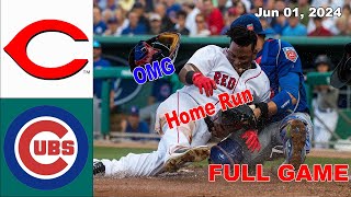 Cincinnati Reds vs Chicago Cubs FULL Highlights Jun 01, 2024 | MLB Highlights | 2024 MLB Seaso