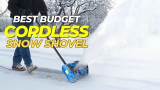 Best Budget Cordless Electric Snow Shovel ||  Battery Vs  Gas Vs Shovel