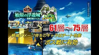 【SAO メモデフ】階層攻略イベント 始原の浮遊城 61層～75層