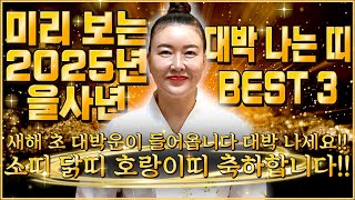 🌟2025년 대박나는 띠 TOP 3 공개합니다🌟 신점으로 내년운수를 봤더니 이분들은 드디어 금전문이 열리기 시작한다! 소원을 이룰수있는 기회가 찾아오는 띠와 나이는?