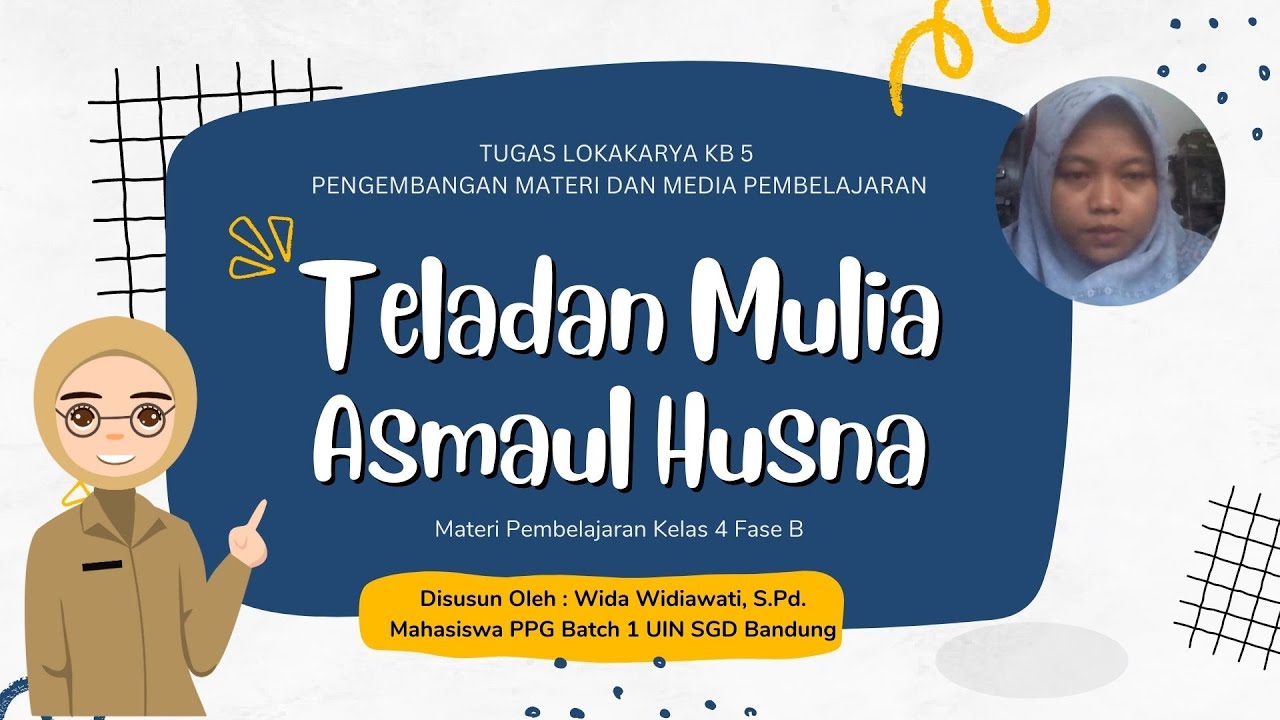 Materi Pembelajaran Kelas 4 Fase B - Teladan Mulia Asmaul Husna - WIDA ...