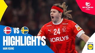 LAST SECOND DRAMA 🤯😵‍💫 | Denmark vs. Sweden | Highlights | Men's EHF EURO 2024