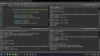 Distributed chat application implementation