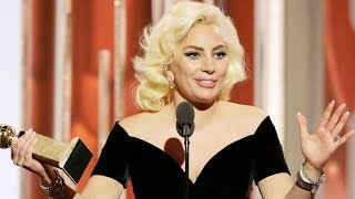 Lady Gaga Gives Emotional Speech After Golden Globe 2016 Win