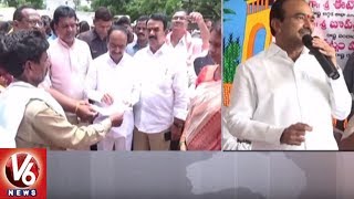 Minister Etela Rajender About Manthani Development | Slams Opposition | Peddapalli | V6 News