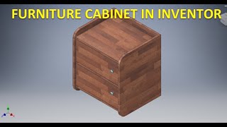 Furniture Cabinate in Autodesk Inventor || Furniture Design in Autodesk Inventor || Inventor Basics