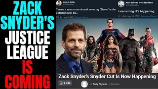 Everyone Is Finally Admitting That Zack Snyder's Justice League Is Coming To HBO Max