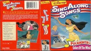 Disney Sing Along Songs Pocahontas Colors of the Wind Can you feel the love tonight