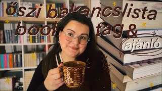 őszi bakancslista book tag \u0026 ajánló 🍂