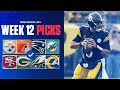 NFL Predictions and Best Bets For EVERY Week 12 Game [Steelers at Browns & more]