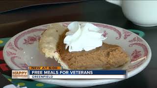 Local diner serviing free meals to veterans