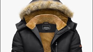 Winter jacket review -TACVASEN  Mens Thicken Parka