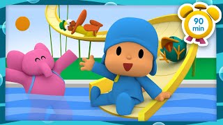 🏊POCOYO in ENGLISH - Playing in the Swimming Pool [90 min] Full Episodes |VIDEOS & CARTOONS for KIDS