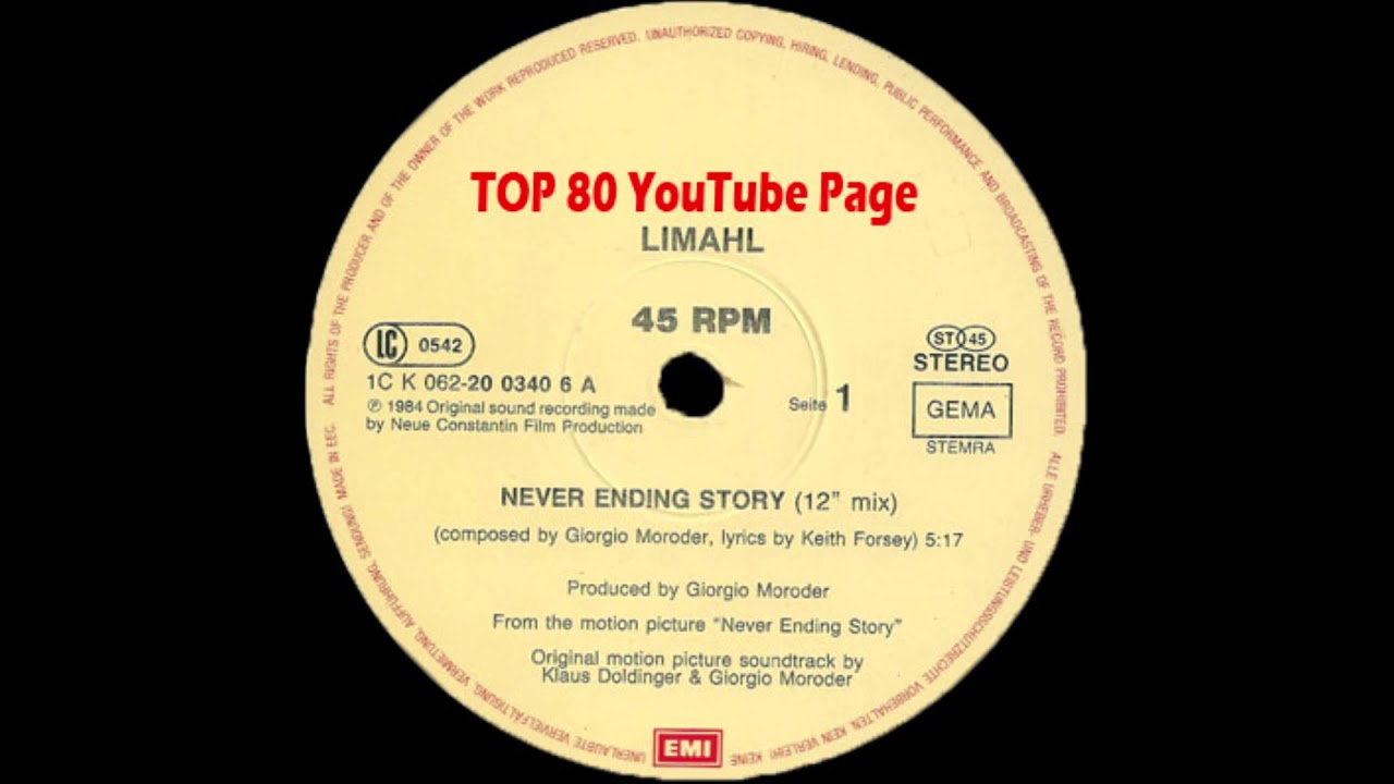 Limahl - Never Ending Story (12" Mix) - YouTube