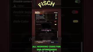 ALL WORKING CODES FOR DECEMBER 2024 in ROBLOX FISCH  #roblox #fisch  #fisch #robloxfisch