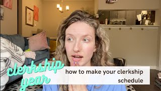 MEDICAL SCHOOL CLERKSHIPS | How to choose your rotation schedule!