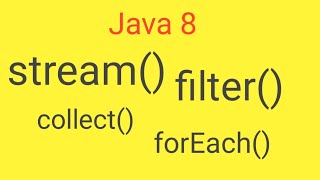 stream api in java 8 || filter() || collect() || forEach() || java 8 interview questions ||